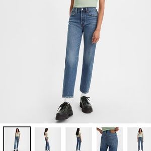 Levi's wedgie ankle fit jeans